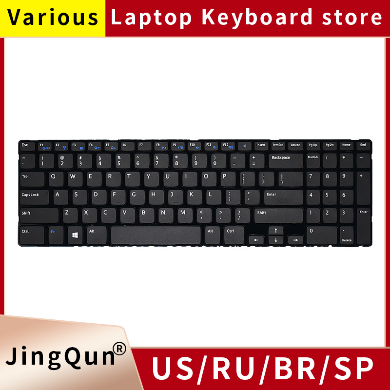 Laptop Accessories Dell - ใหม่แป้นพิมพ์รัสเซียสำหรับ Dell Inspiron 15R 3521 2521