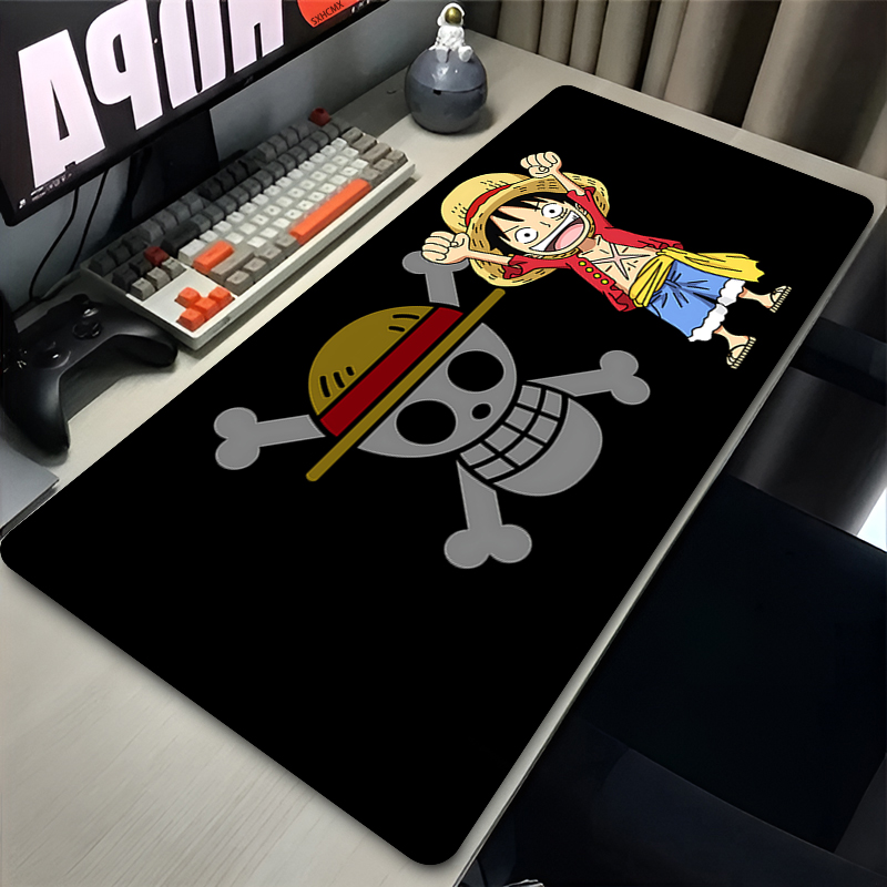 Laptop Accessories Computer - แผ่นรองเมาส์คอมพิวเตอร์แล็ปท็อปเกมเมอร์คีย์บอร์ดแผ่นรองเม้าส์อะนิเมะวันพีชน่ารักแผ่นรองเมาส์ขนาดใหญ่พีซีอุปกรณ์เสริมสำหรับเล่นเกมตกแต่งโต๊ะ