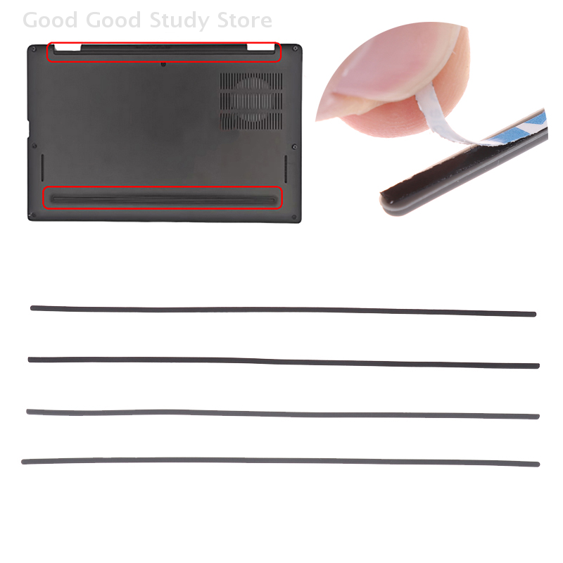 Laptop Accessories Sleeve - 1/2Pcs แล็ปท็อปแถบยางคอมพิวเตอร์ DIY ด้านล่างเท้า Pad สําหรับ