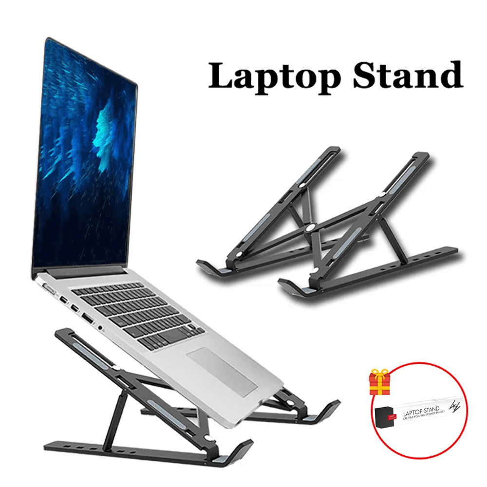 Laptop Accessories Macbook - ขาตั้งแล็ปท็อปแบบพกพา ขาตั้งโน้ตบุ๊กแบบพับได้ ปรับระดับได้ ที่วางจอคอมพิวเตอร์ สำหรับ Macbook