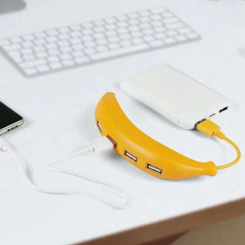 Laptop Accessories Hub - ดีไซน์พกพา ฮับ USB รูปทรงกล้วย USB 3.0