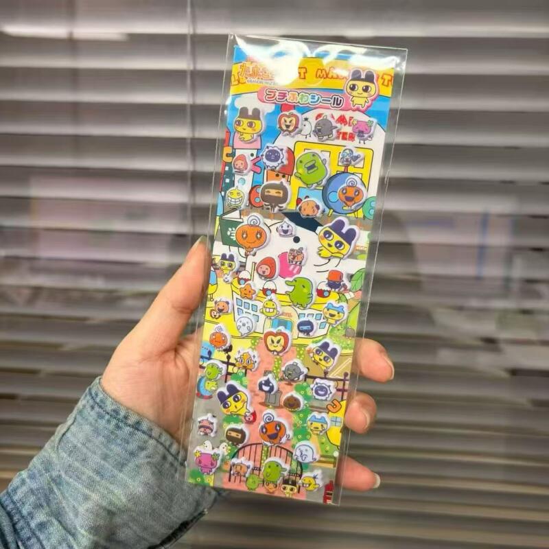 Laptop Accessories To Gift - 6 ชิ้น ทามาก็อตจิการ์ตูนสติกเกอร์ฟองสบู่ความคิดสร้างสรรค์ DIY เคสโทรศัพท์กระเป๋าเดินทางแล็ปท็อปสติกเกอร์ตกแต่งอะนิเมะอุปกรณ์ต่อพ่วงของขวัญของเล่น