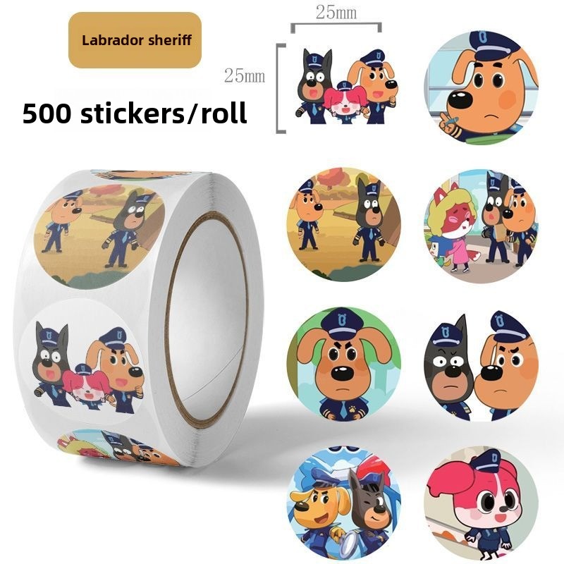 Laptop Accessories Aesthetic - สติกเกอร์ตัวละครเชอร์ริฟส์ ลาบราดอร์ส น่ารัก กันน้ำ สำหรับตกแต่งเคสมือถือ แล็ปท็อป