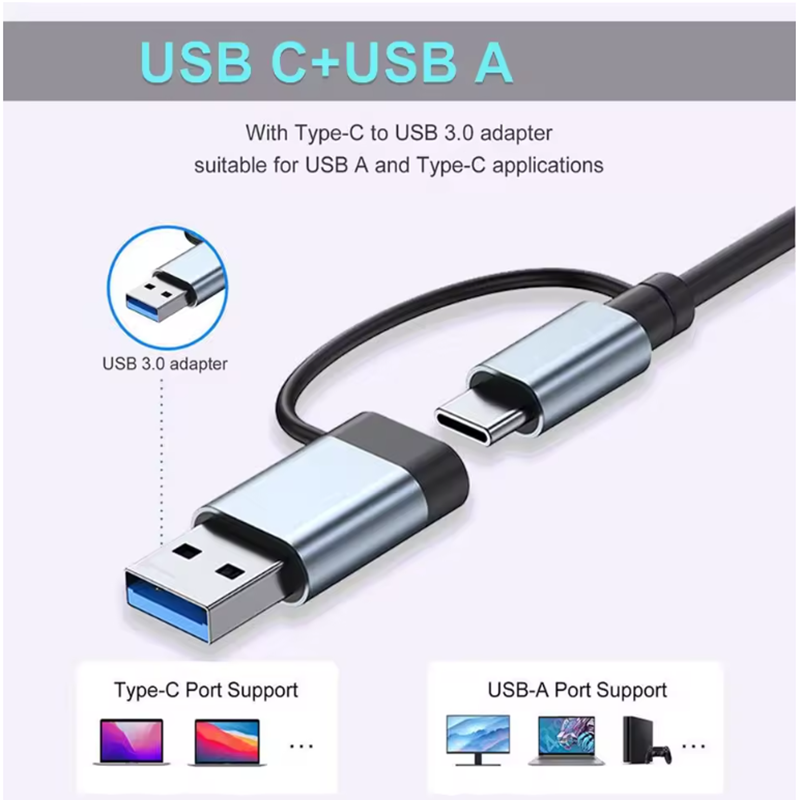 ฮับ USB A C แบบ 5/7/8 พอร์ต 3. - Laptop Accessories Hub บทวิจารณ์และราคา