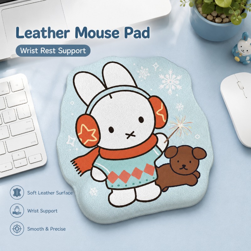แผ่นรองเมาส์หนังลายมิฟฟี่พร้อม - Laptop Accessories Computer บทวิจารณ์และราคา