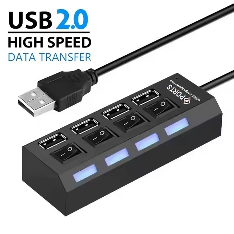 4 พอร์ตยูเอสบี 2.0 ฮับส่วนต่อข - Laptop Accessories Hub บทวิจารณ์และราคา