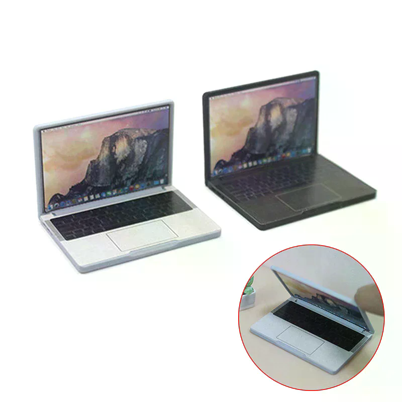 แล็ปท็อปจำลองน่ารัก ขนาด 1:12  - Laptop Accessories Computer บทวิจารณ์และราคา