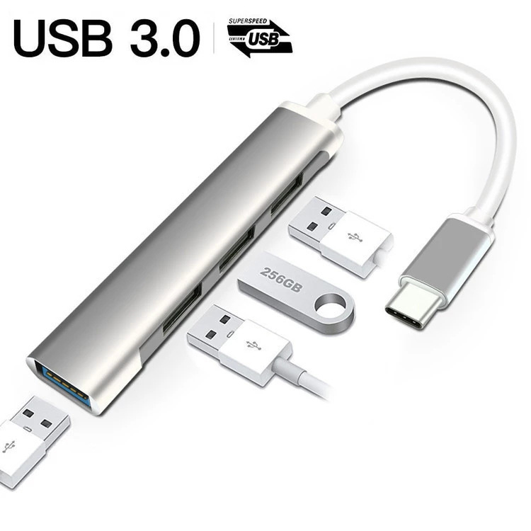 4-in-1 USB C HUB 3.0 ประเภท C  - Laptop Accessories Macbook บทวิจารณ์และราคา