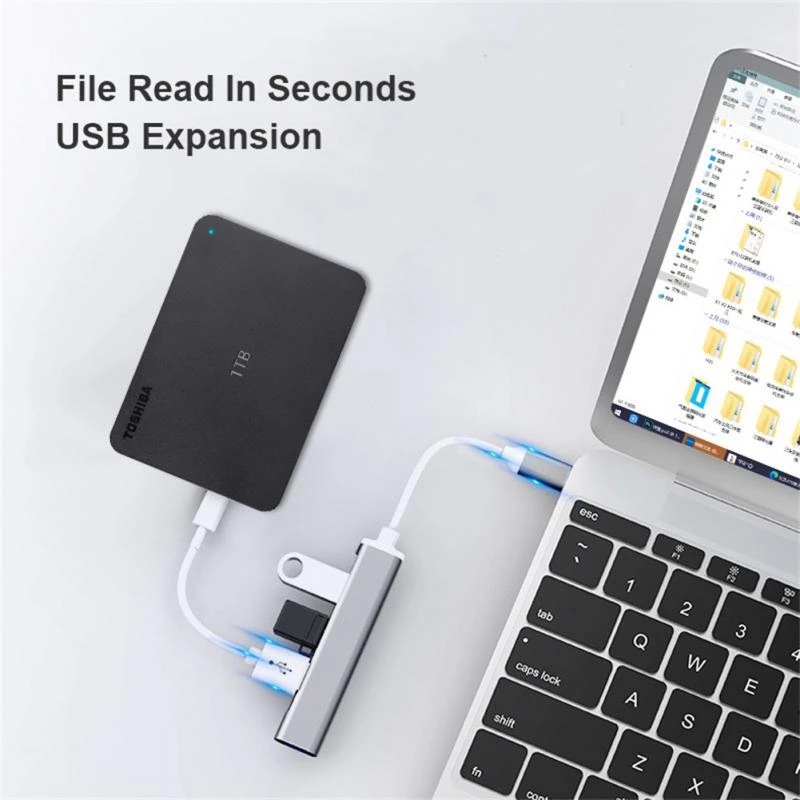 4-in-1 USB C HUB 3.0 ประเภท C  - Laptop Accessories Macbook บทวิจารณ์และราคา