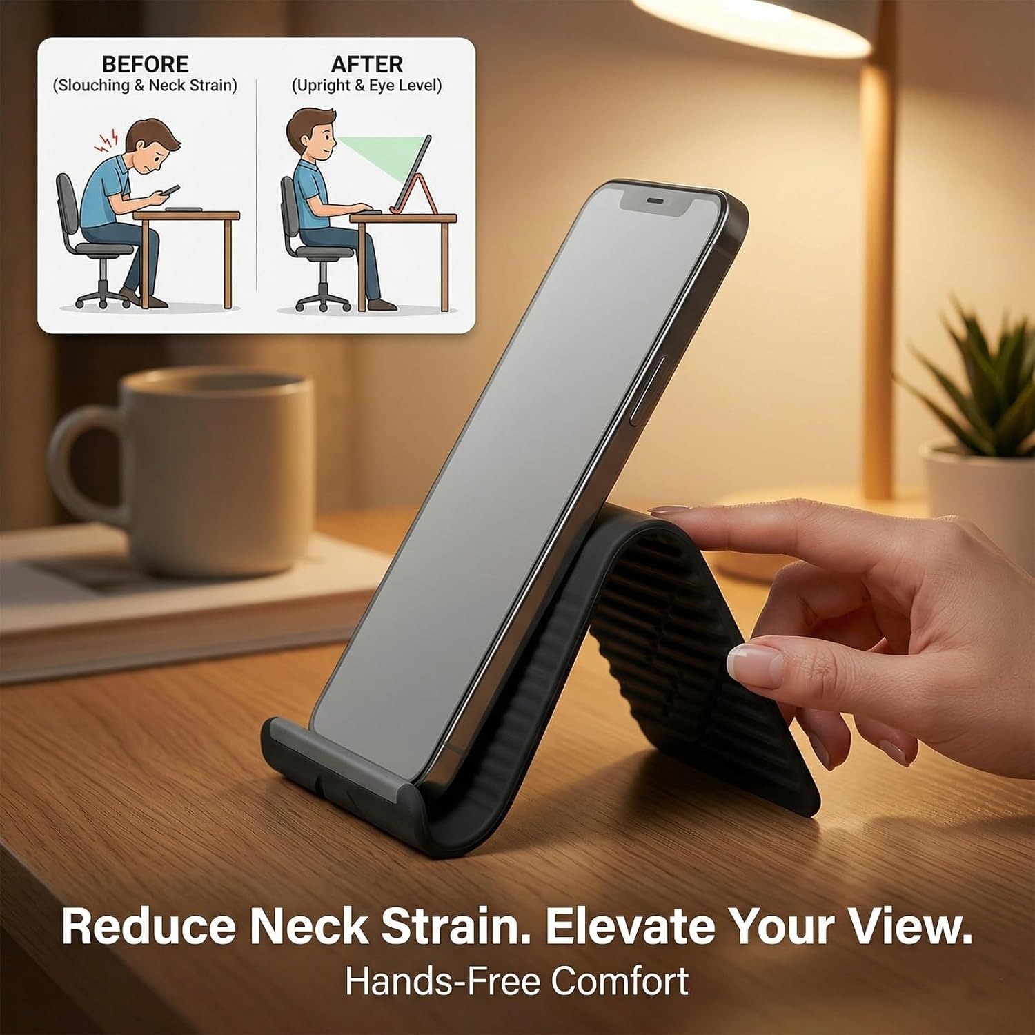ที่วางโทรศัพท์ซิลิโคนแบบพับได้ - Laptop Stand Portable บทวิจารณ์และราคา