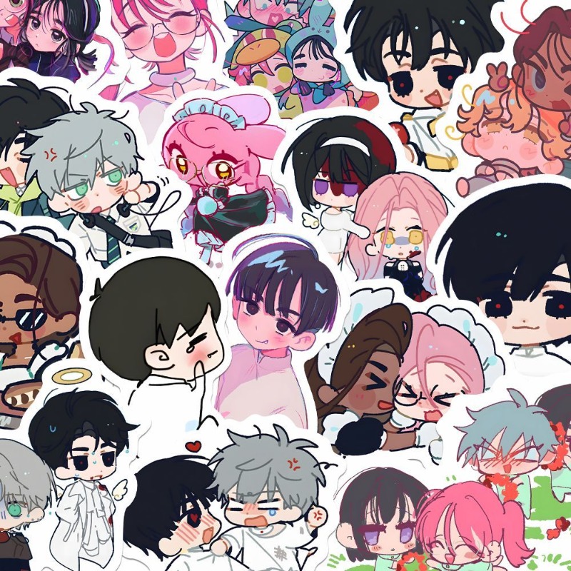80 ชิ้น/เซ็ตการ์ตูนอะนิเมะเอเล - Laptop Accessories To Gift บทวิจารณ์และราคา