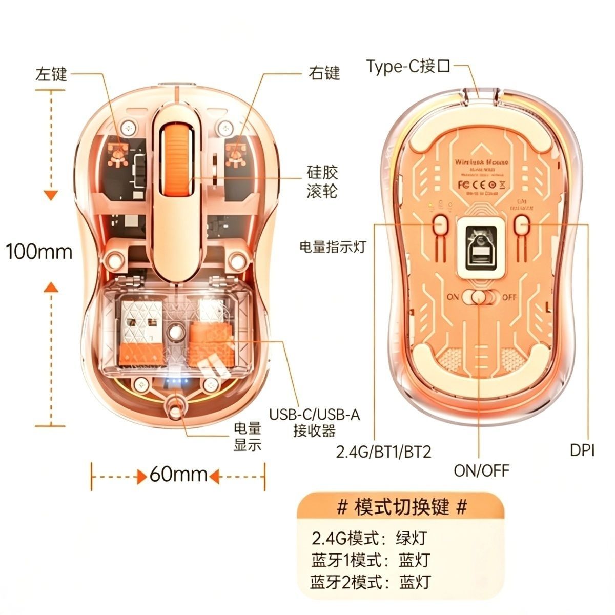 เมาส์ไร้สายใสลายการ์ตูนมิฟฟี่น - Laptop Accessories Diy บทวิจารณ์และราคา