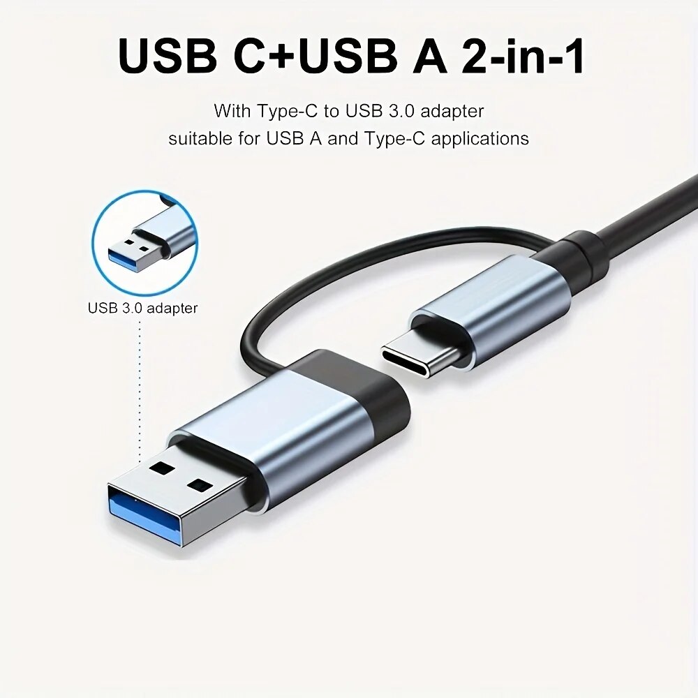 ฮับ USB3.0 2 in 1 7 พอร์ต ชนิด - Laptop Accessories Hub บทวิจารณ์และราคา