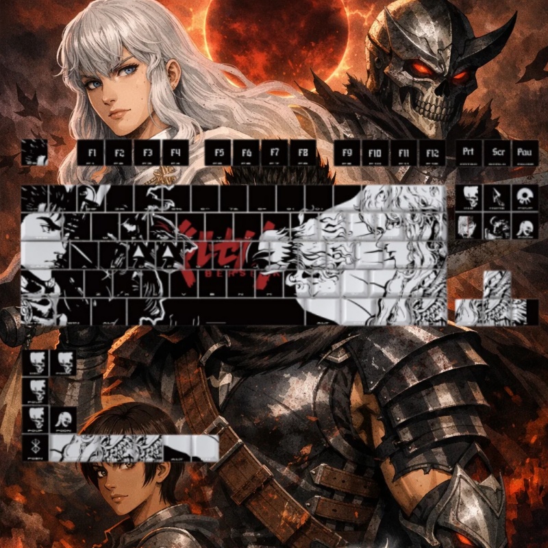 ธีม BERSERK อะนิเมะคีย์แคป 98  - Laptop Accessories To Gift บทวิจารณ์และราคา
