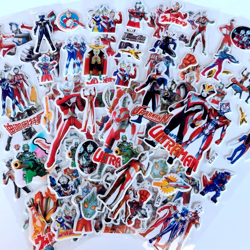 10pcs การ์ตูน Ultraman 3D สติก - Laptop Accessories Diy บทวิจารณ์และราคา