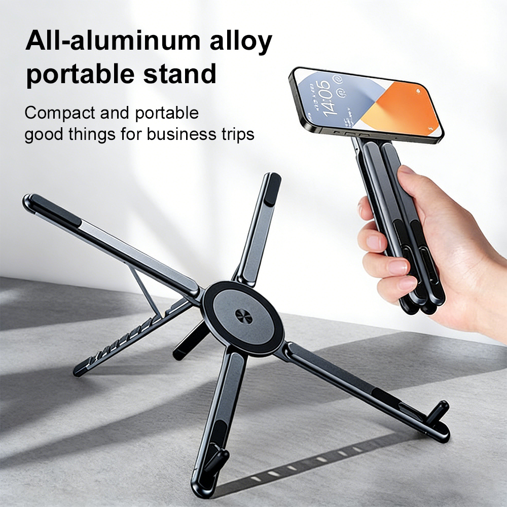 ที่วางโทรศัพท์แม่เหล็กแบบพกพาแ - Laptop Stand Portable บทวิจารณ์และราคา
