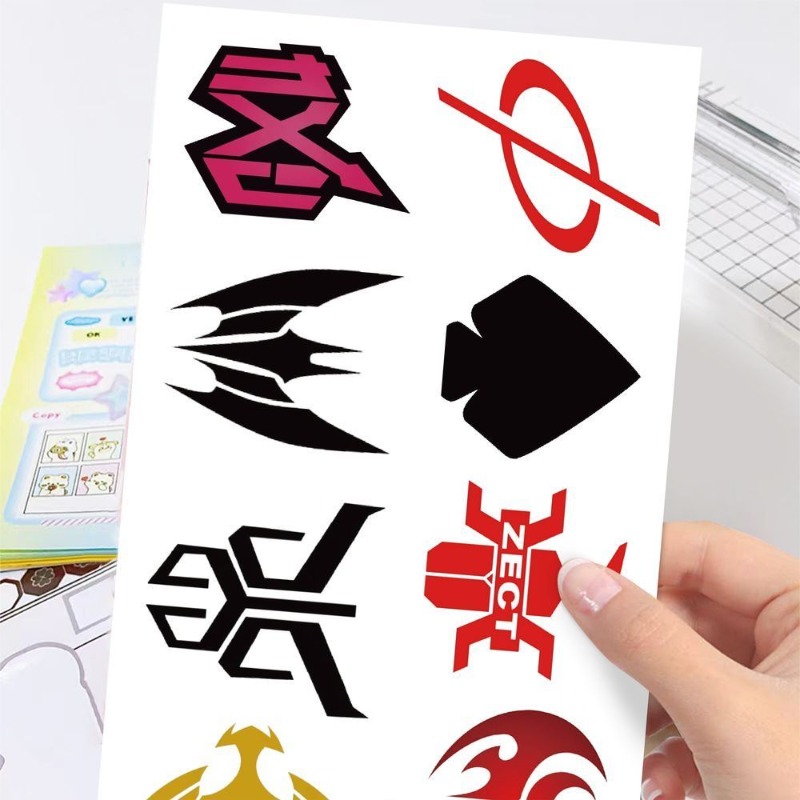 60 แผ่นสติกเกอร์โลโก้คาเมนไรเด - Laptop Accessories Aesthetic บทวิจารณ์และราคา